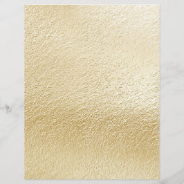 Rough Textured Gold Silver 2 Side Scrapbook Paper