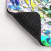 Rough texturfarbene Bläschen Löcher, klar geschnit Mousepad (Ecke)