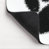 Rough und Not leidender Hundepflaster Mousepad (Ecke)