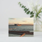 Rough Water Hulk Postkarte (Stehend Vorderseite)