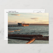 Rough Water Hulk Postkarte (Vorne/Hinten)