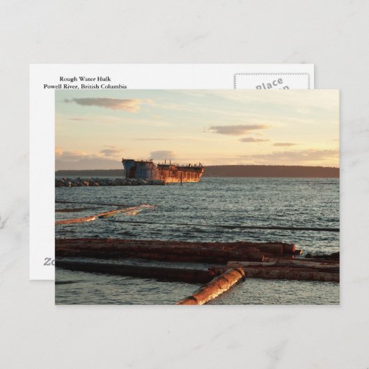 Rough Water Hulk Postkarte (Vorne/Hinten)
