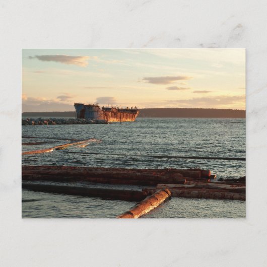 Rough Water Hulk Postkarte (Vorderseite)