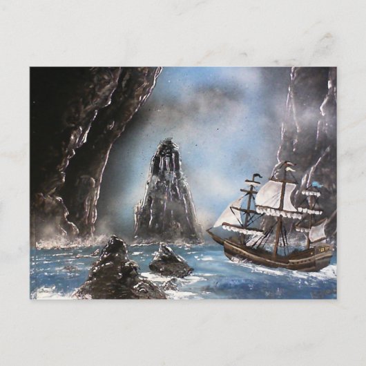 Rough Waters Postkarte (Vorderseite)