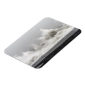 Rough Winter Storm Ocean Magnet (Linke Seite)