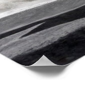 Rough Winter Storm Ocean Poster (Ecke)