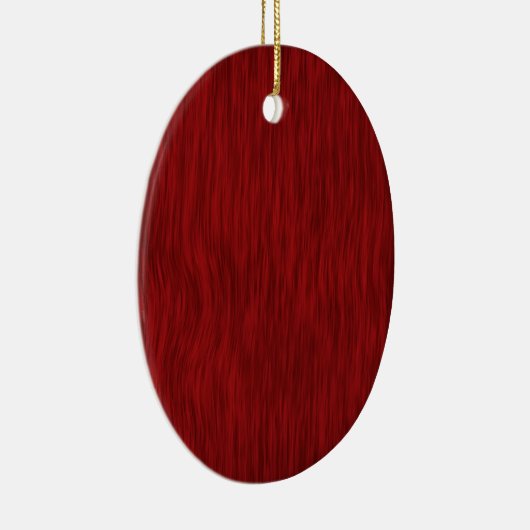 Rough Wood Grain Background - Festivals Red Keramik Ornament (Rechts)