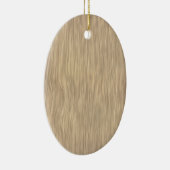 Rough Wood Grain Background - Green Keramik Ornament (Rechts)