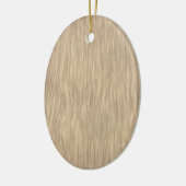 Rough Wood Grain Background - Green Keramik Ornament (Links)