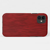 Rough Wood Grain Background - Rot Case-Mate iPhone Hülle (Rückseite (Horizontal))