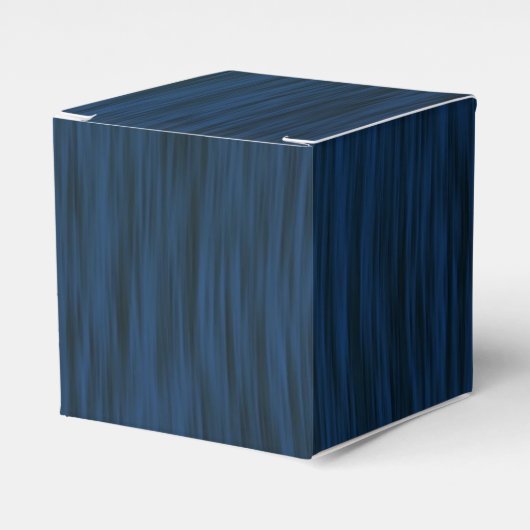 Rough Wood Grain Look Hintergrund Deep Blue Geschenkschachtel (Vorderseite)