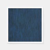 Rough Wood Grain Look Hintergrund Deep Blue Serviette (Vorderseite)