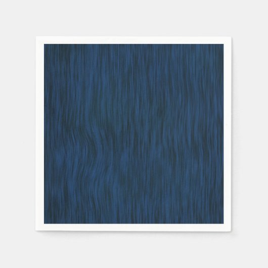 Rough Wood Grain Look Hintergrund Deep Blue Serviette (Vorderseite)