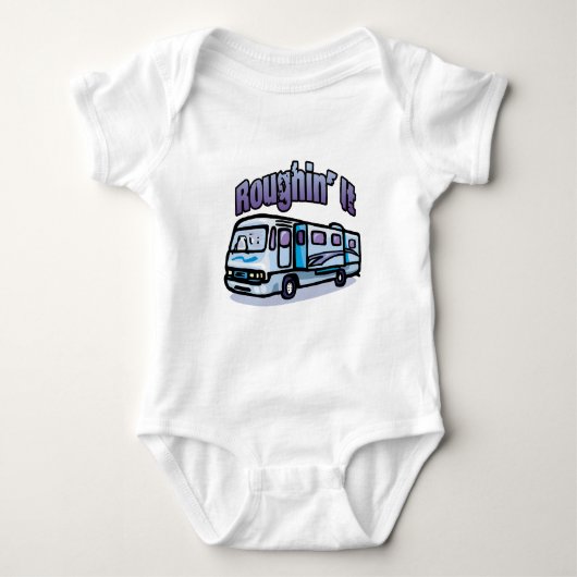 Roughin es baby strampler (Vorderseite)