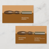 Roughing Hohlmeißel Woodturning Brown Visitenkarte (Vorne/Hinten)