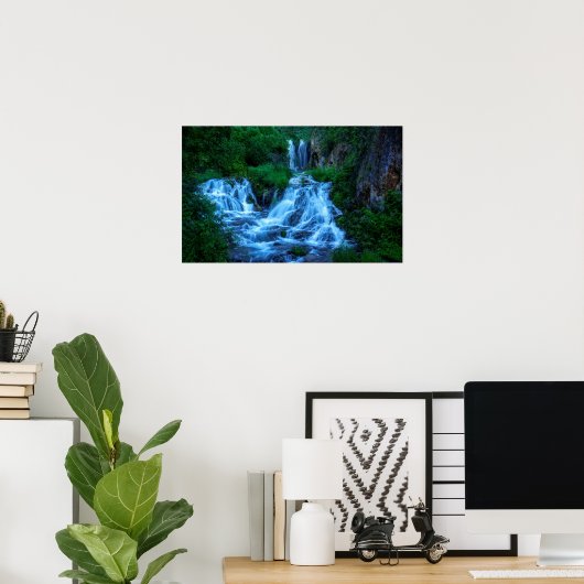 Roughlock Falls Spearfish Canyon Poster (Heimbüro)