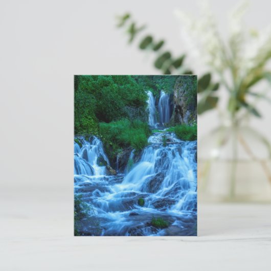 Roughlock fällt Spearfish-Schlucht Postkarte (Stehend Vorderseite)