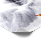 Rouken Glen waterfall, Glasgow, Schottland Poster (Ecke)