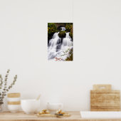Rouken Glen waterfall, Glasgow, Schottland Poster (Küche)