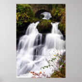 Rouken Glen waterfall, Glasgow, Schottland Poster (Vorne)