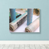 Rouleaux de printemps Spring Rolls Leinwand (Insitu (Holzboden))