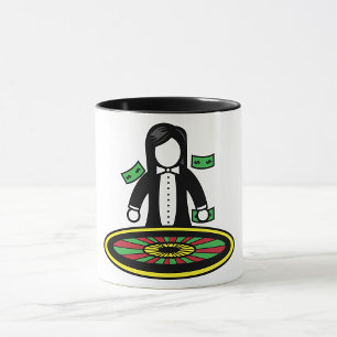 Roulette Dealer Tasse