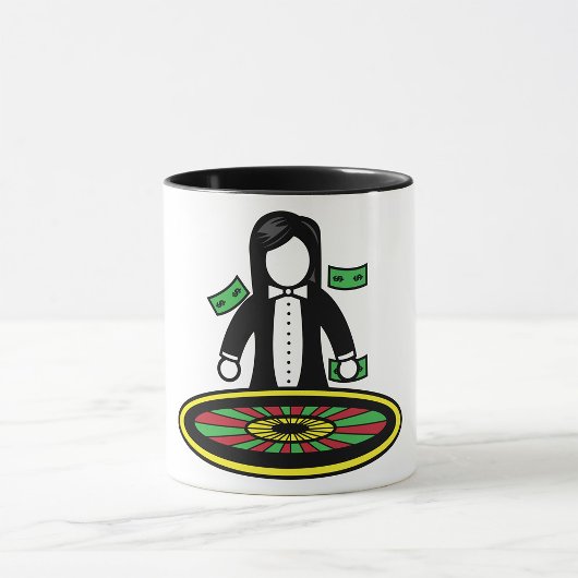 Roulette Dealer Tasse