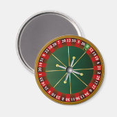 Roulette Magnet (Vorderseite/Rückseite)