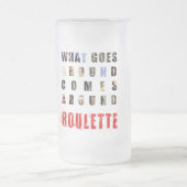 Roulette-mattierte Tasse (Mittel)