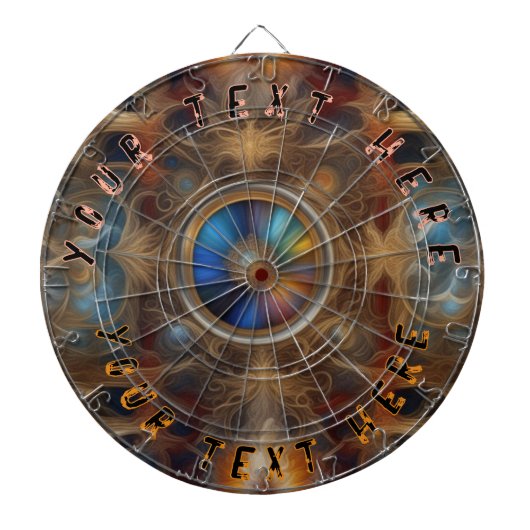 Roulette mit benutzerdefiniertem Text und oberem H Dartscheibe (vorne)