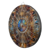 Roulette mit benutzerdefiniertem Text und oberem H Dartscheibe (Vorderseite rechts)