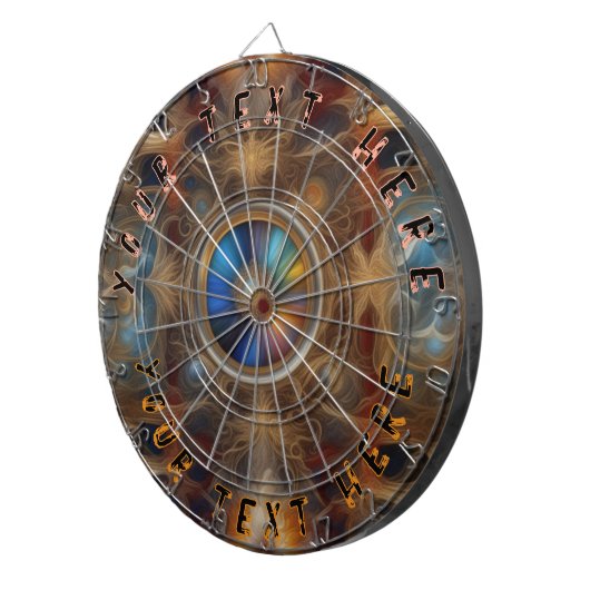 Roulette mit benutzerdefiniertem Text und oberem H Dartscheibe (Vorderseite rechts)