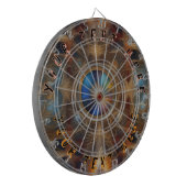 Roulette mit benutzerdefiniertem Text und oberem H Dartscheibe (Vorderseite Links)