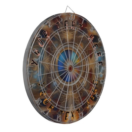 Roulette mit benutzerdefiniertem Text und oberem H Dartscheibe (Vorderseite Links)