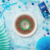Roulette-PapierTeller Pappteller (Party)