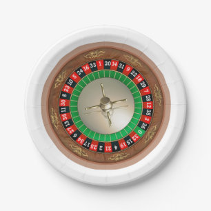 Roulette-PapierTeller Pappteller