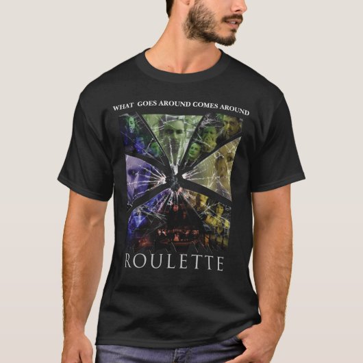 Roulette-Plakat-Shirt T-Shirt (Vorderseite)