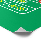 Roulette Poster (Ecke)