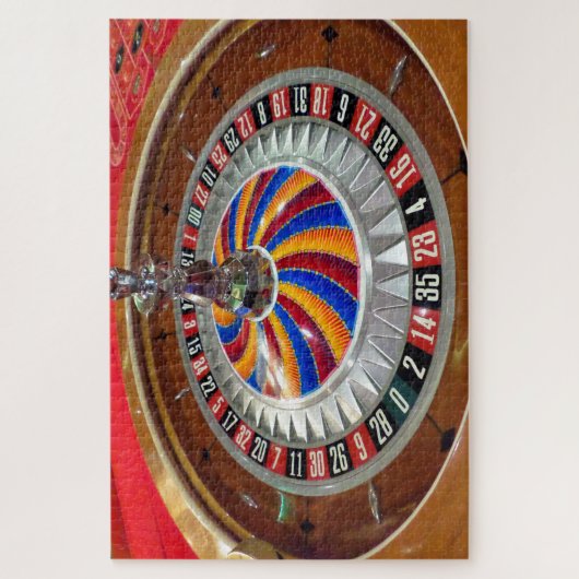 Roulette-Rad im Casino Puzzle (Vertikal)