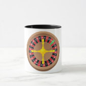 Roulette-Rad-Tasse Tasse (Zentrum)