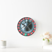Roulette-Raduhr Runde Wanduhr (Zuhause)