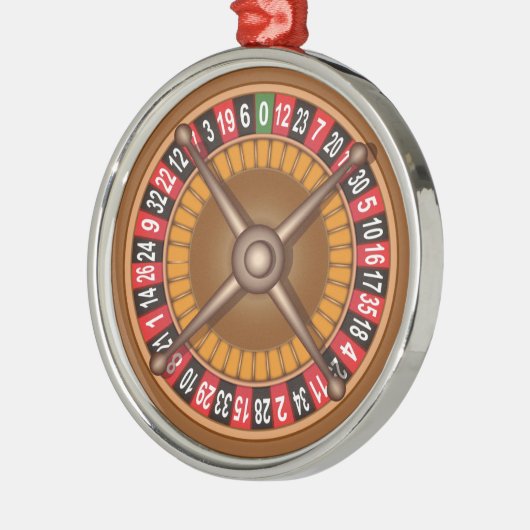 Roulette-Radverzierung Silbernes Ornament (Links)