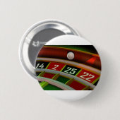 Roulette Rulet Kasino-Spiel Button (Vorne & Hinten)
