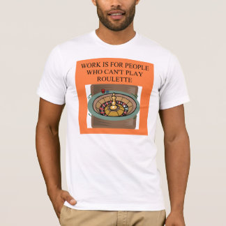 ROULETTE-Spieler-Kasinospieler T-Shirt