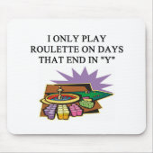 ROULETTE-Spielerwitz Mousepad (Vorne)