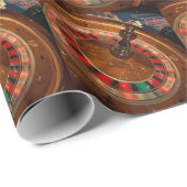 Roulette Spielgeld Casino Las Vegas Geschenkpapier (Rolleneckpunkt)
