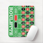 Roulette-Tabelle - Kasino-Glücksspiel zum zu Mousepad (Mit Mouse)