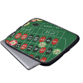 Roulette Table Laptop Sleeve (Vorne Knopf)