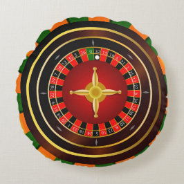 ROULETTE WHEEL 2 RUNDES KISSEN