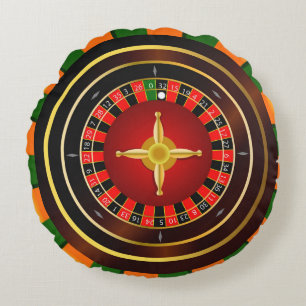 ROULETTE WHEEL 2 RUNDES KISSEN